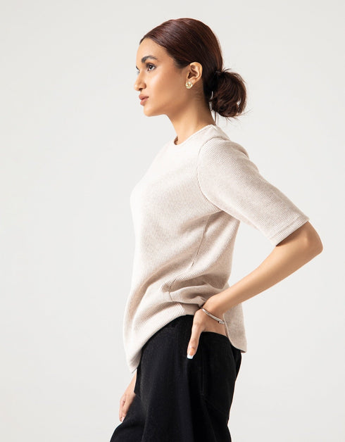 BASIC TEXTURED TEE
